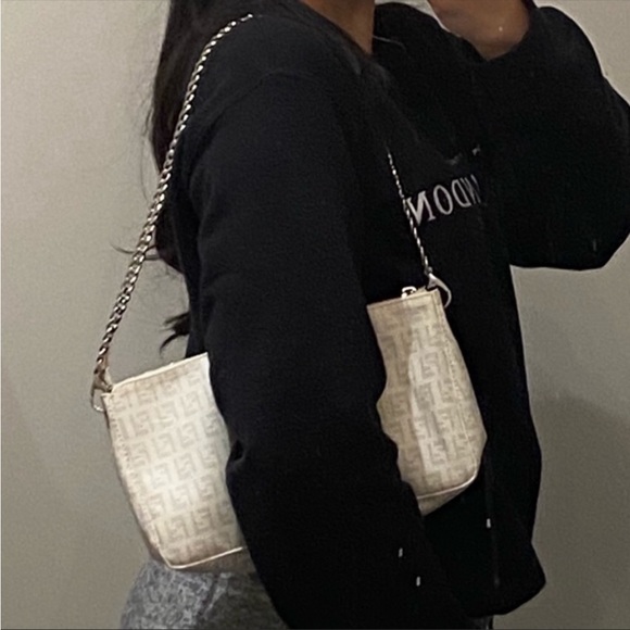 Fendi Handbags - RARE Fendi Vintage Zucca Shoulder Bag